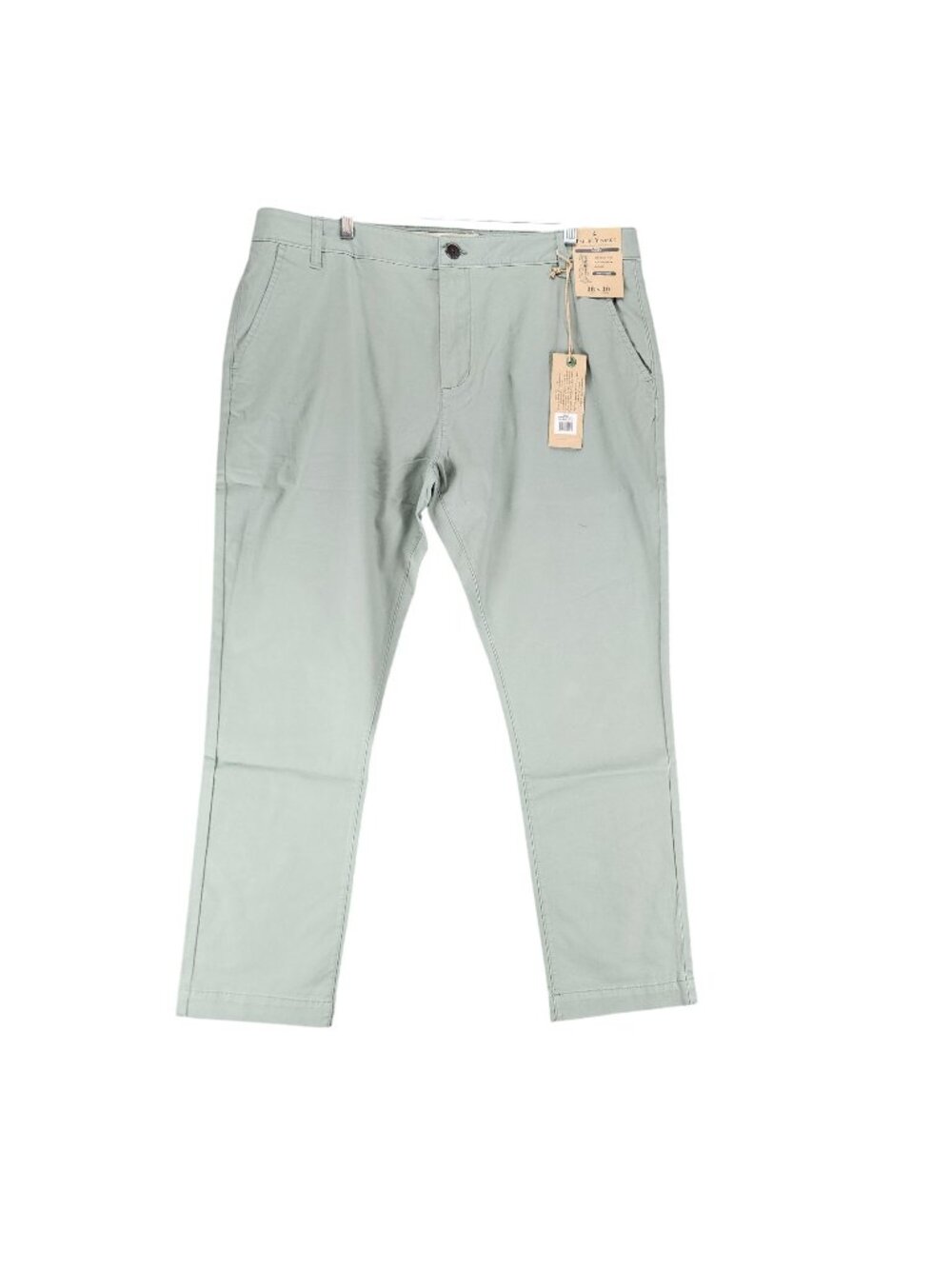 Tailor Vintage Pants Mens 38x30 Green Stretch Mid Rise Slim Fit *NWT*